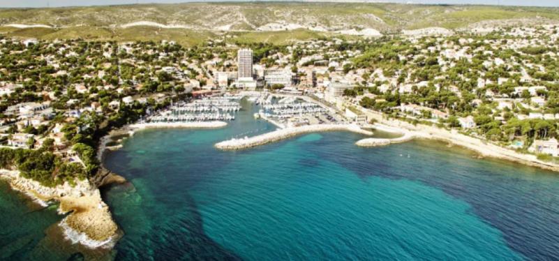 Grand Studio Terrasse De Standing, Pleine Vue Village Et Mer Carry-le-Rouet Luaran gambar