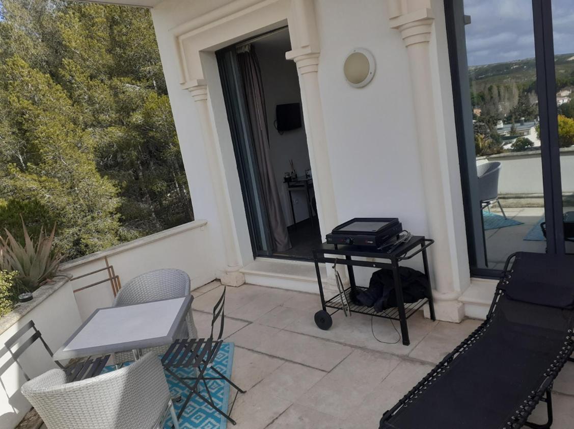 Grand Studio Terrasse De Standing, Pleine Vue Village Et Mer Carry-le-Rouet Luaran gambar